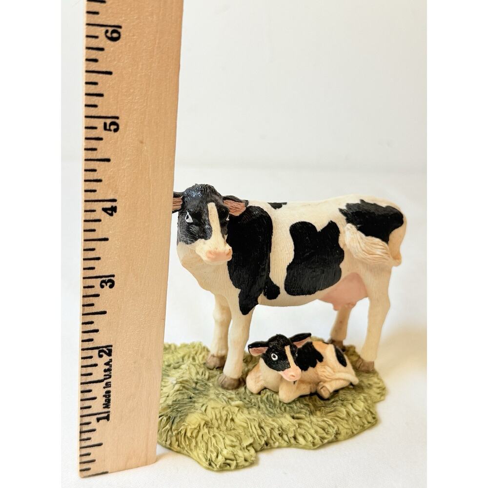 Young’s 1984 Cow & Calf Reason Farm Country Dairy Decor - Picture 10 of 11